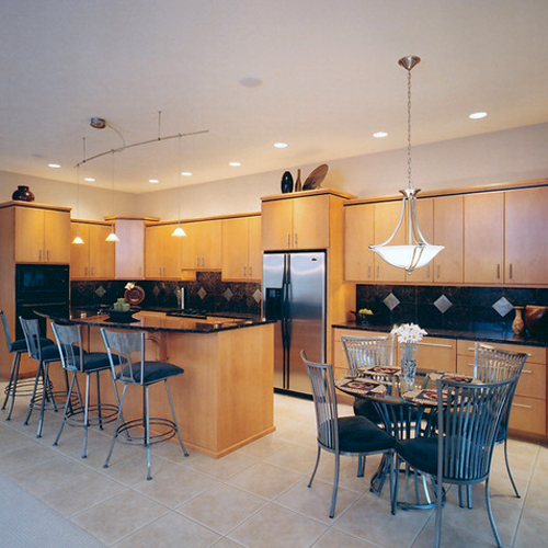 Contemporary Kitchen with Island